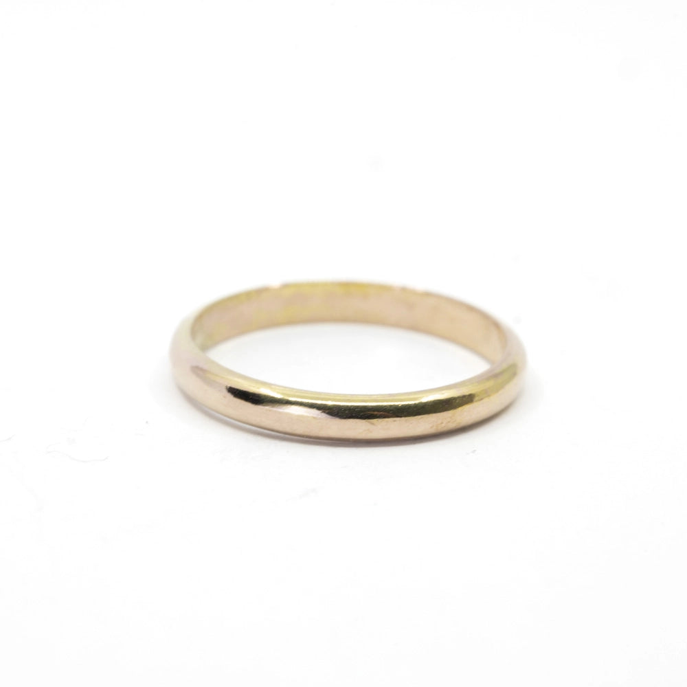 Thick Half Round Ring - Gold Filled