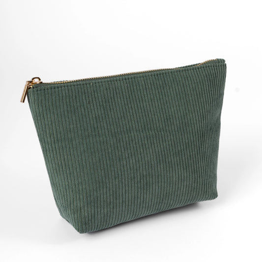 Corduroy Carry-All Pouch - Jade