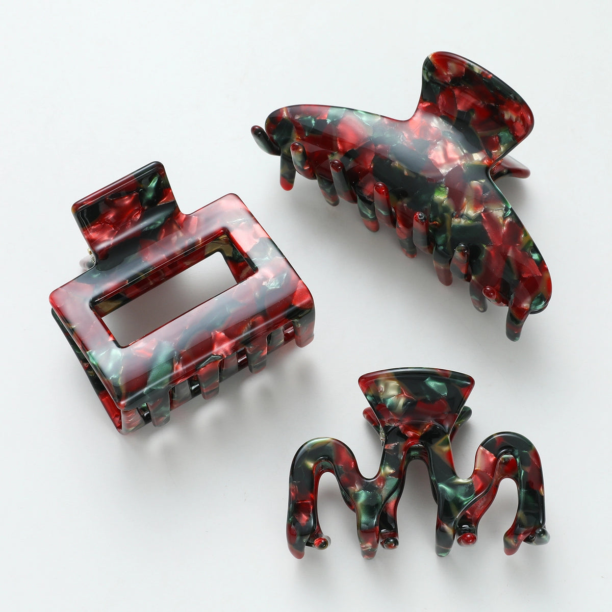 Vintage Christmas Claw Clip