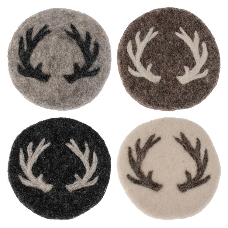 Stag Felt Coasters