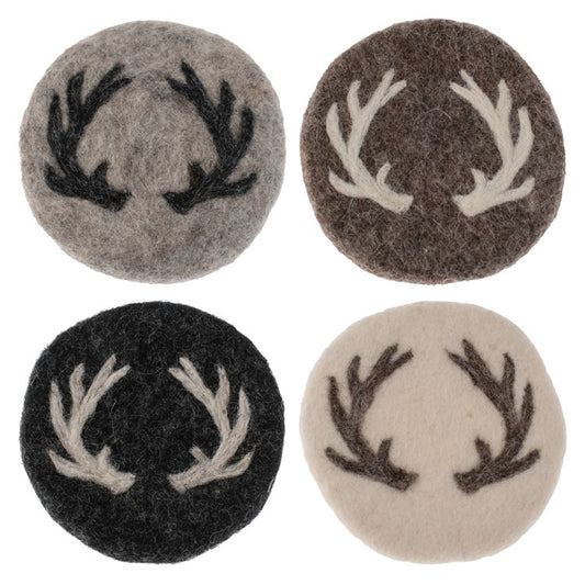 Stag Felt Coasters