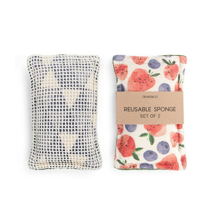 Strawberries Kitchen Sponge
