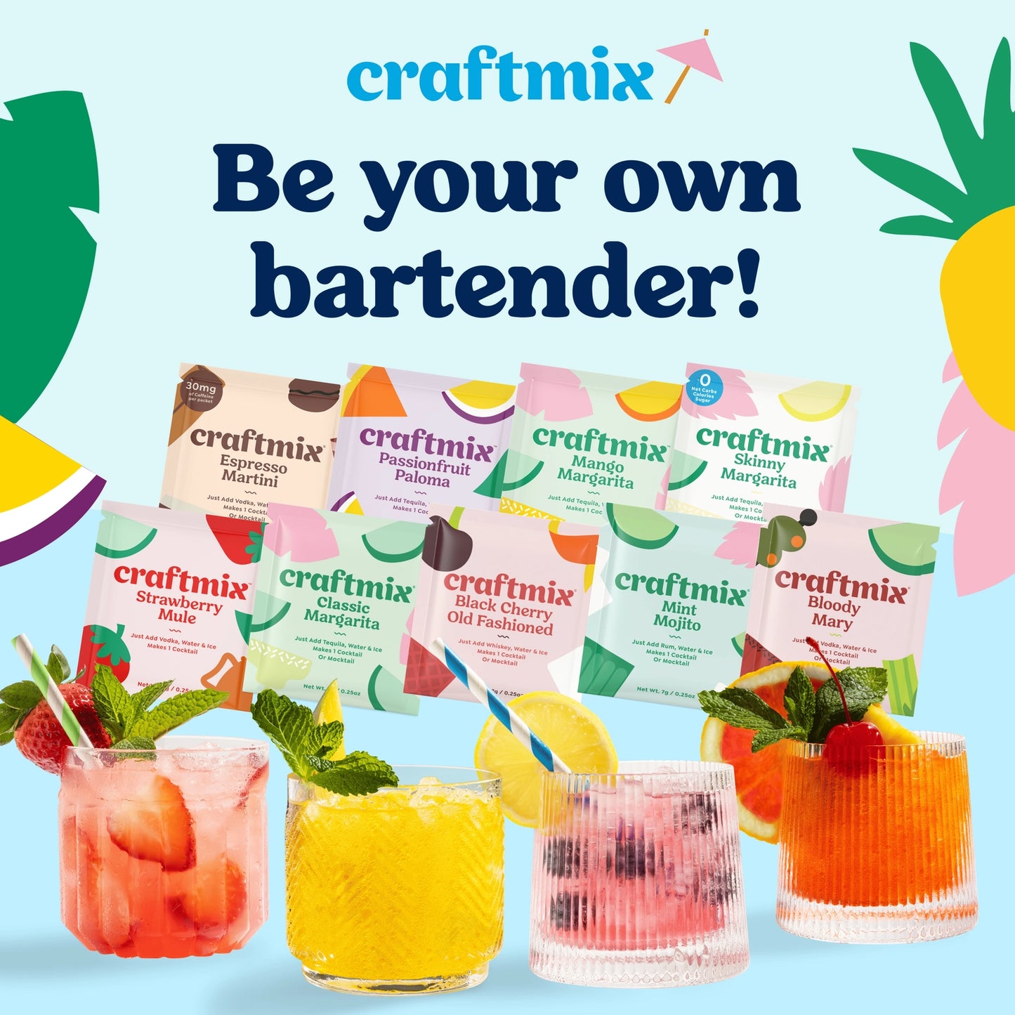 Craftmix Cocktail/Mocktail Mixer