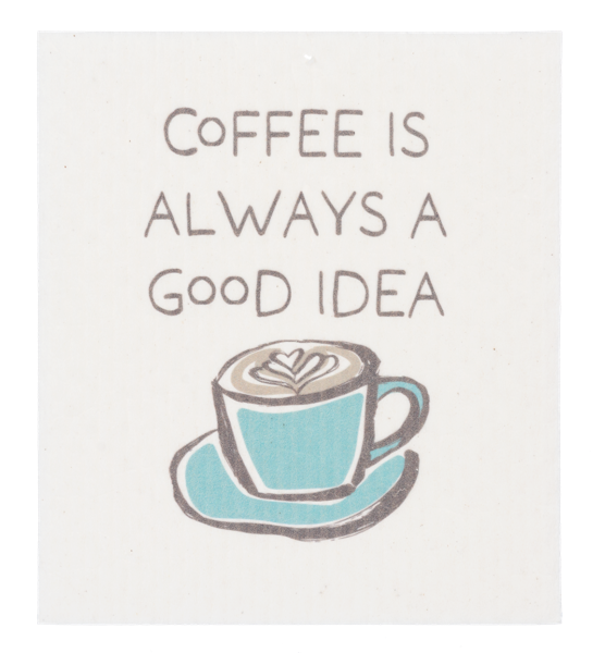 Coffee Reusable Dish Cloth