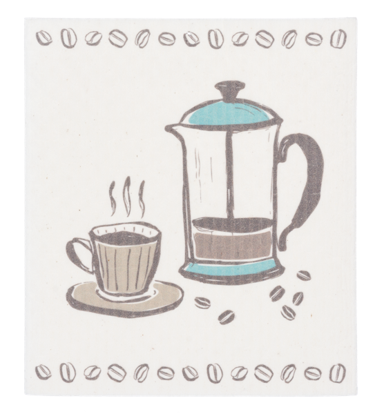 Coffee Reusable Dish Cloth