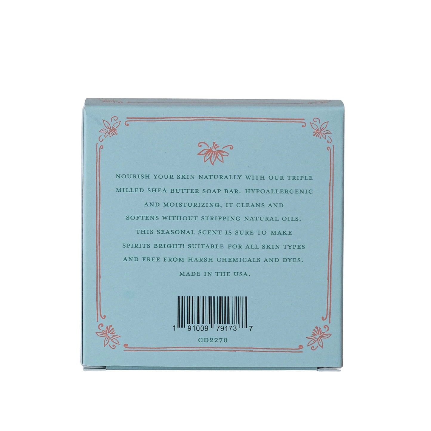 Citrus Grove Scented Olive Oil & Shea Butter Triple Milled Bar Soap