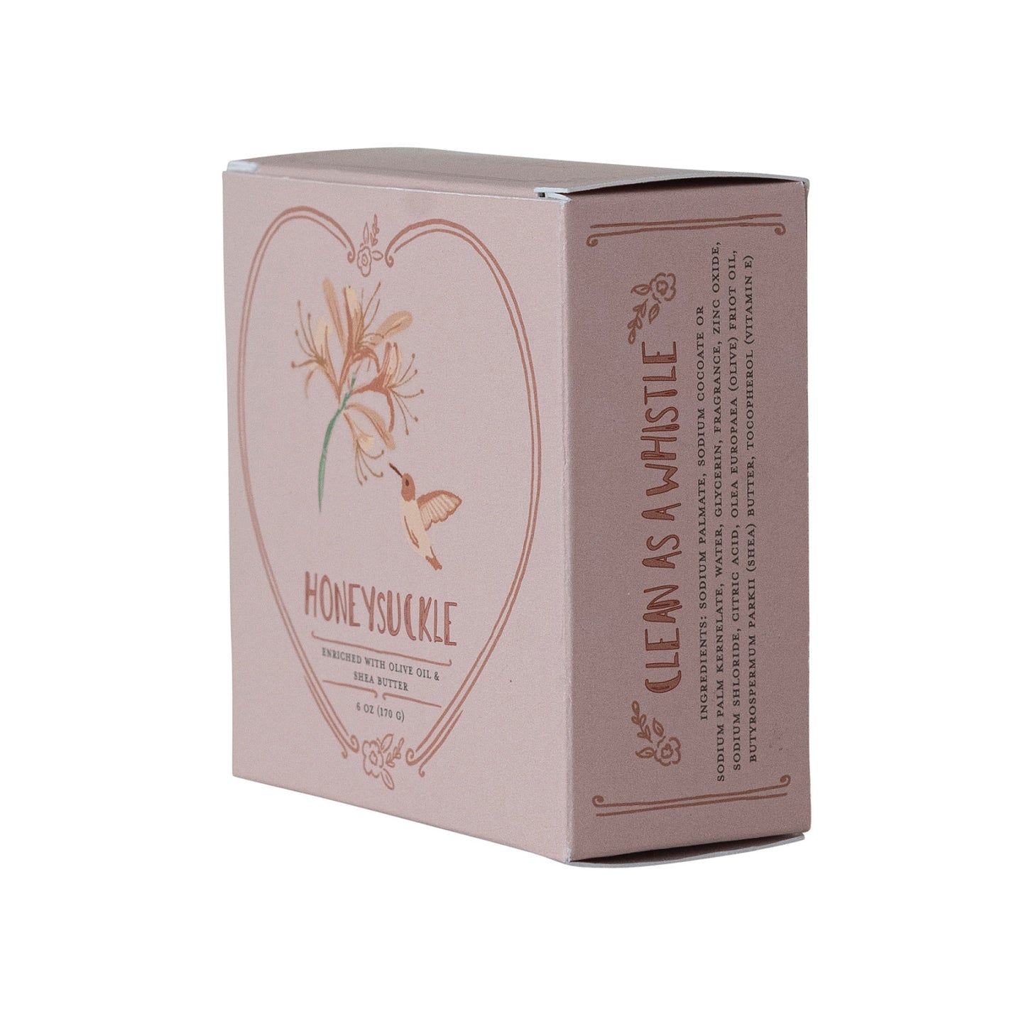Honeysuckle Scented Olive Oil & Shea Butter Triple Milled Bar Soap
