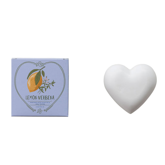 Lemon Verbena Scented Olive Oil & Shea Butter Triple Milled Bar Soap