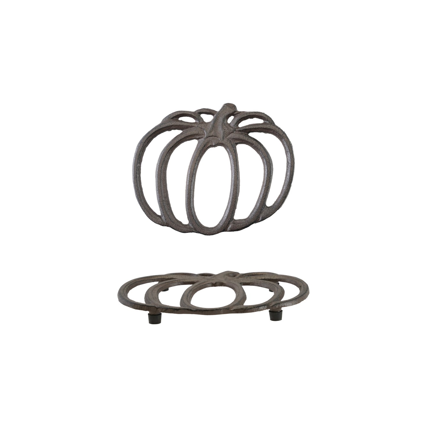 Cast Iron Pumpkin Shaped Trivet