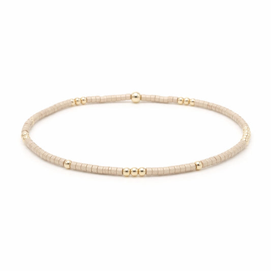 Newport Gold Filled Waterproof Bracelet in Golden