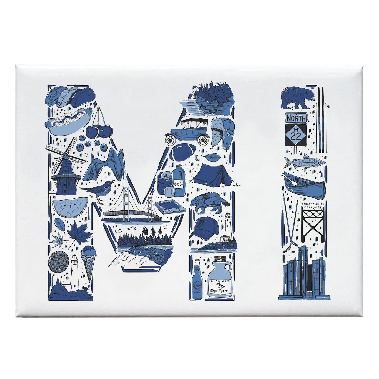 Illustrated Mi Magnet