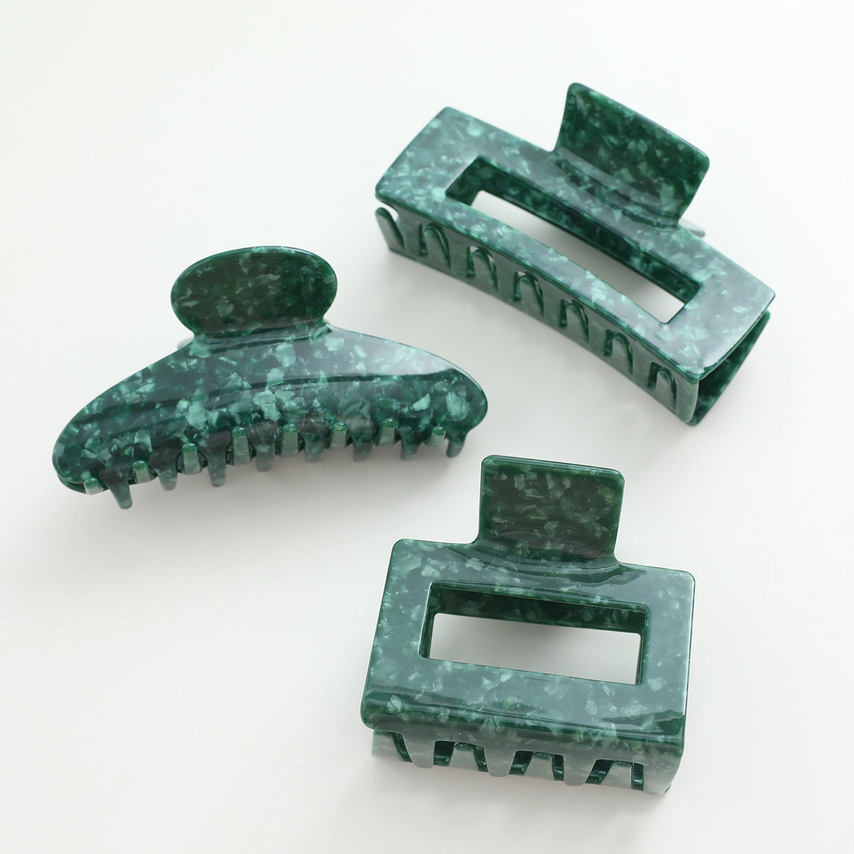Evergreen Pine Claw Clips
