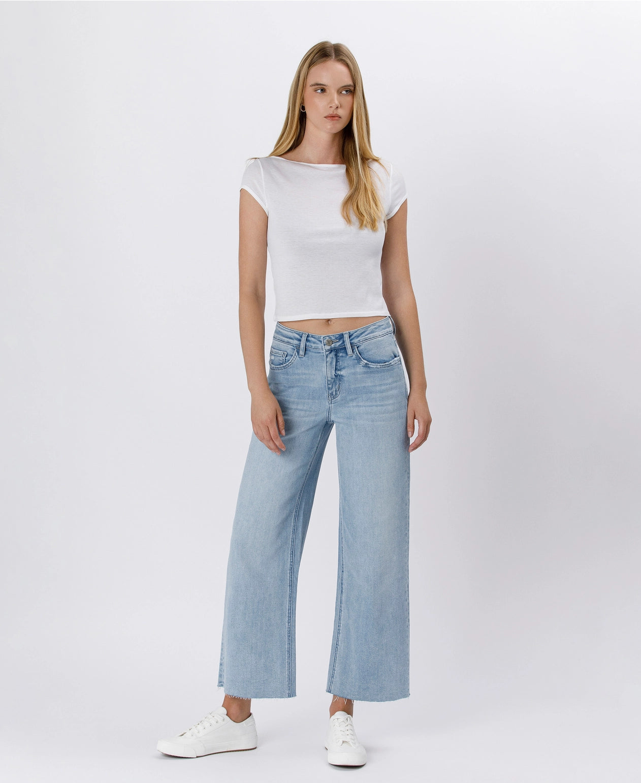 High Rise Wide Leg Jeans