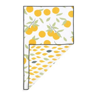 Citrus Orange Absorbent Reversible Towel