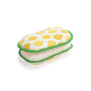Lemons Absorbent Reversible Sponges Set of 2