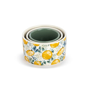Nesting Prep Bowls Lemons