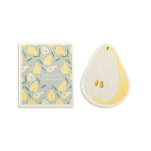 Pear Shaped Biodegradable Dish Cloths