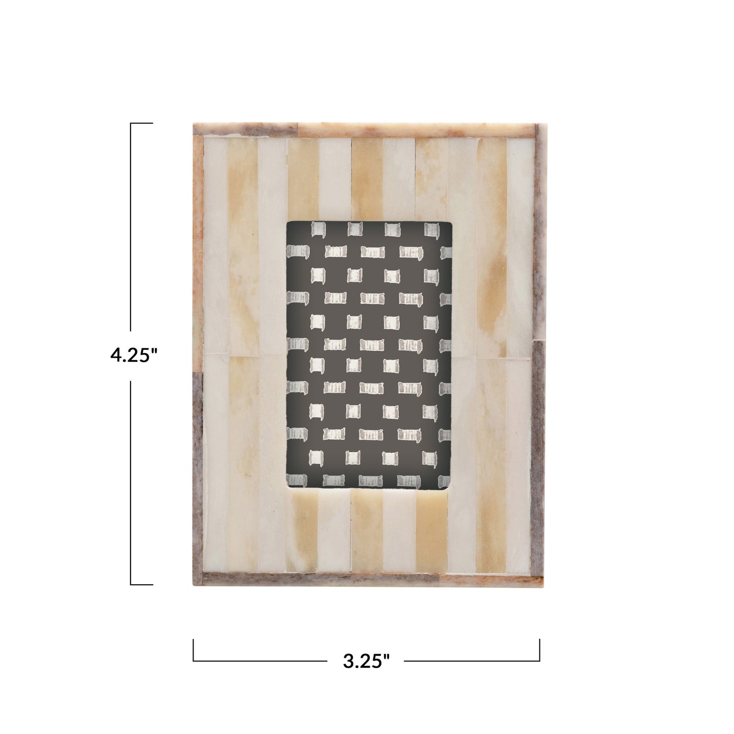 Handmade Two-Tone Photo Frame