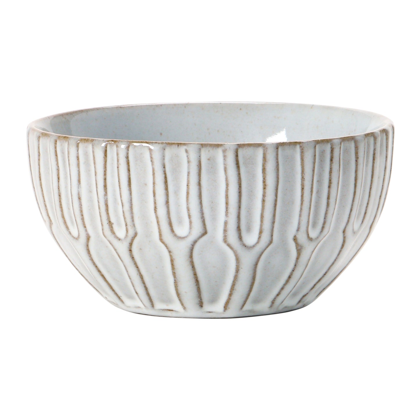 Debossed Stoneware Bowl