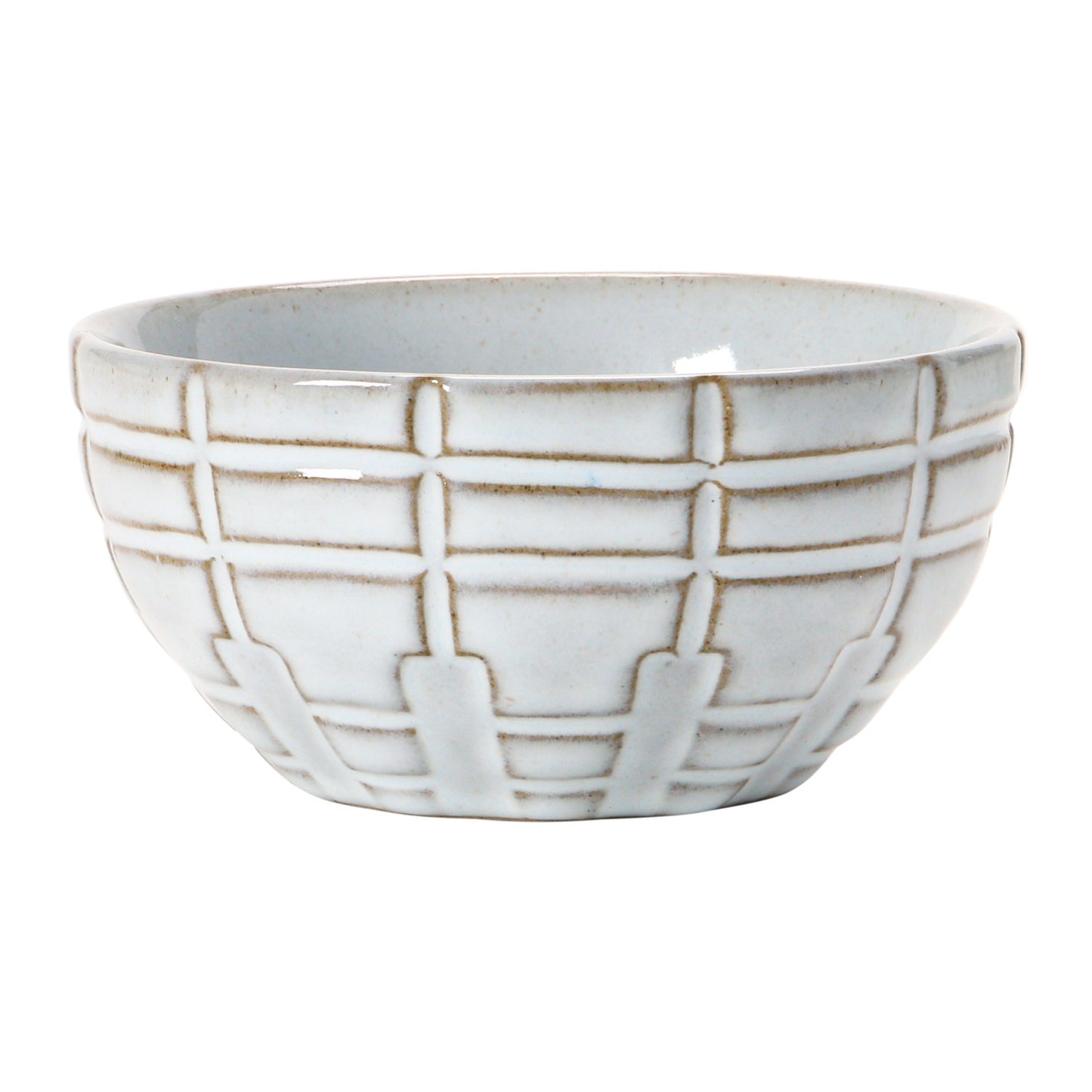 Debossed Stoneware Bowl