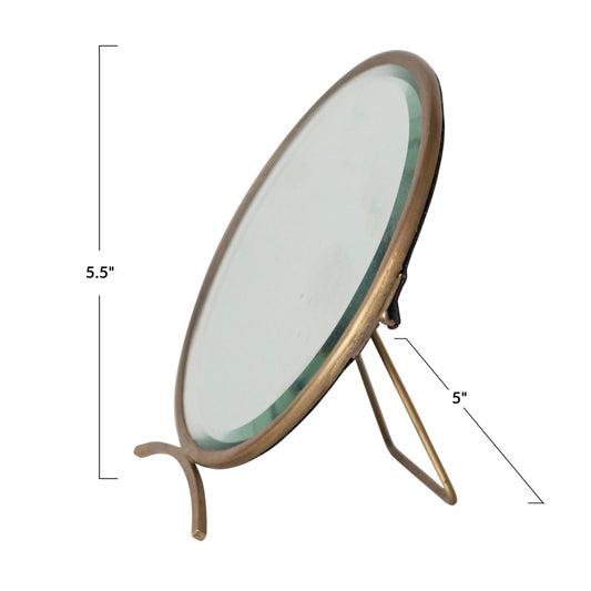 Brass Mirror