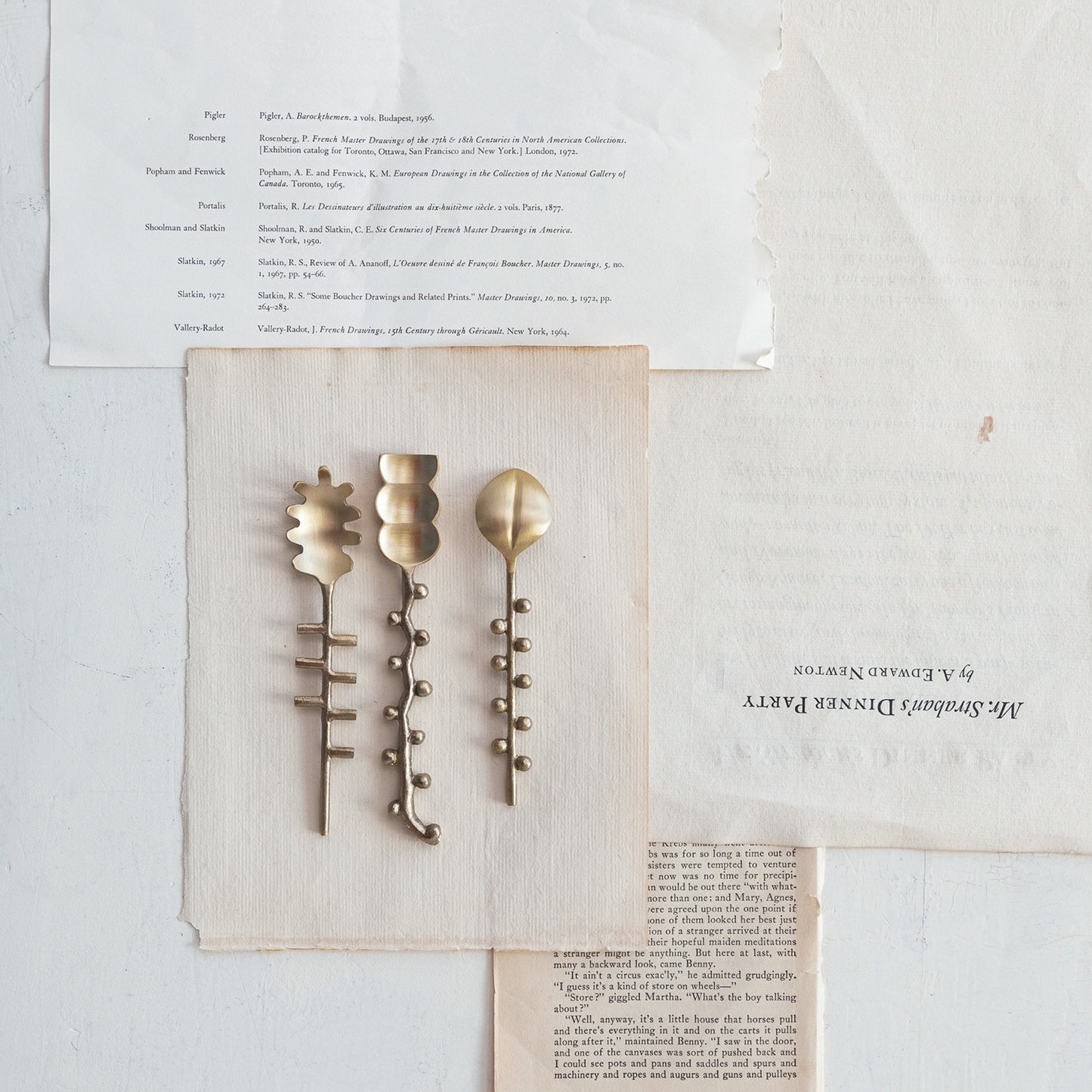 Brass Formed Spoon