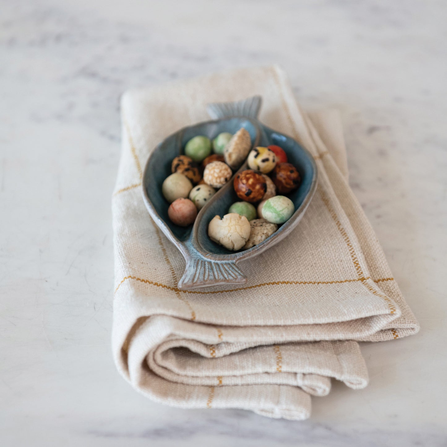 Stoneware Fish Shaped Dish