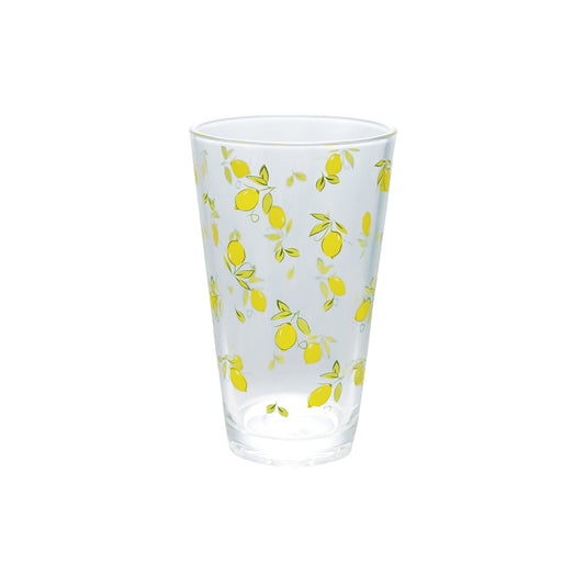 Drinking Glass with Lemon Decal