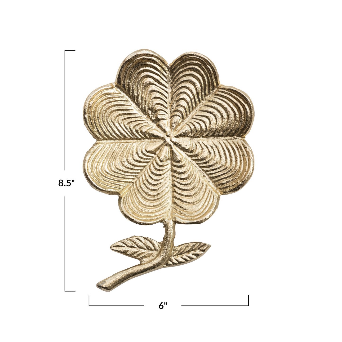Cast Aluminum Flower Shaped Dish