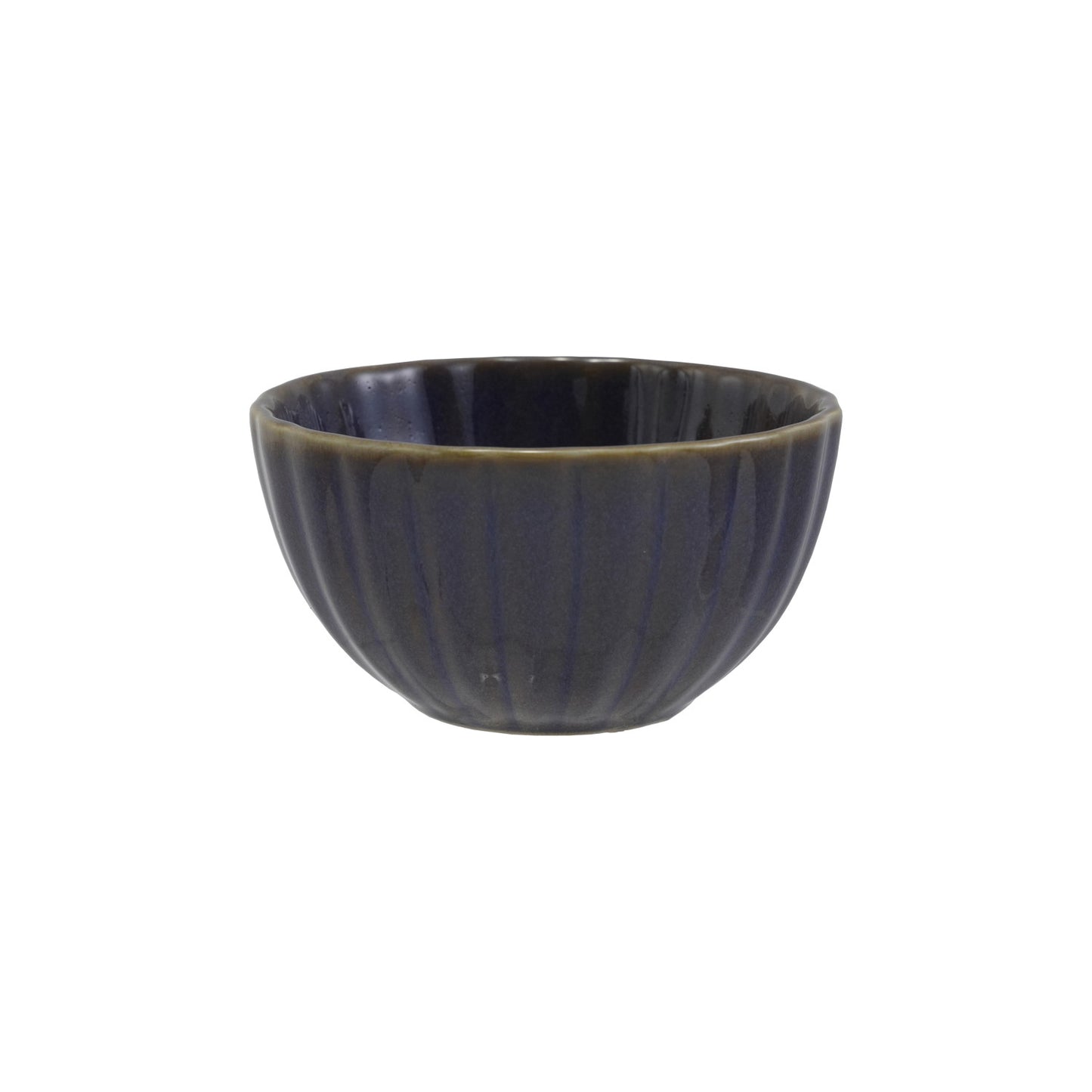 Stoneware Ribbed Bowl