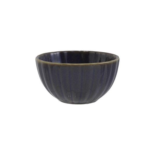 Stoneware Ribbed Bowl