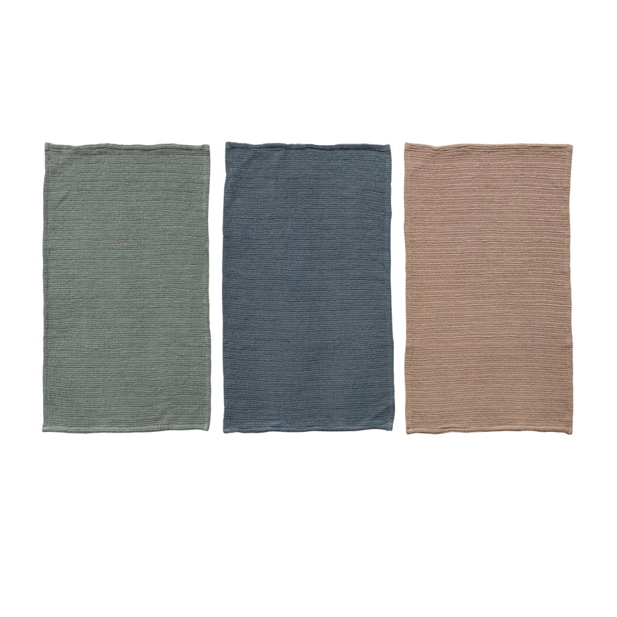 Woven Cotton Waffle Weave Tea Towel