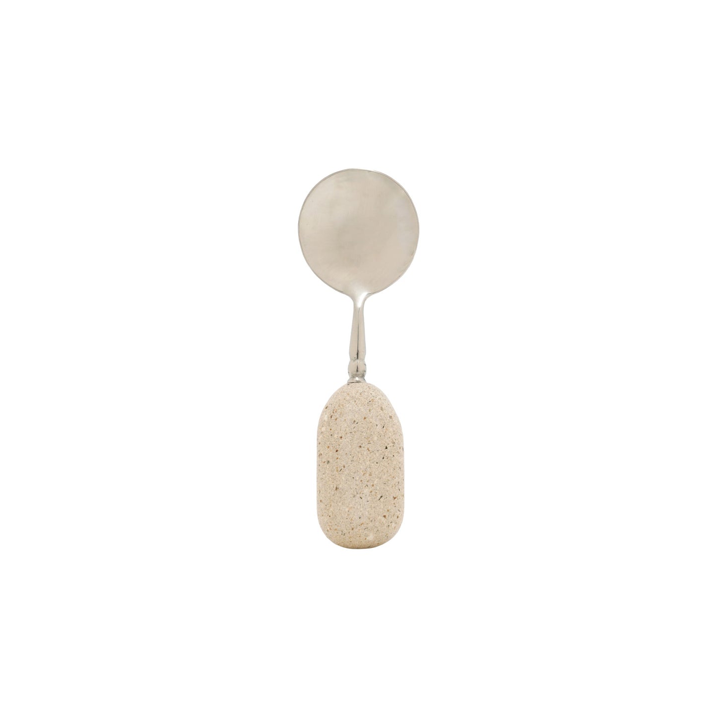 Stainless Steel & Stone Spoon