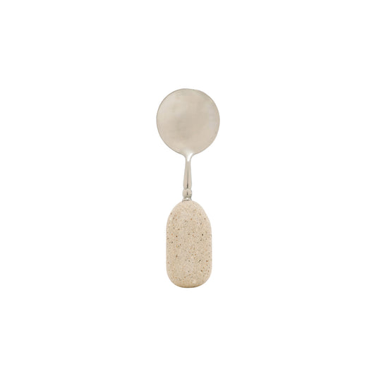 Stainless Steel & Stone Spoon