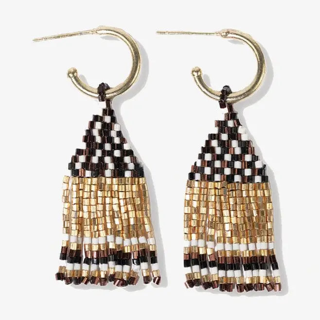 Leta Short Fringe Earrings