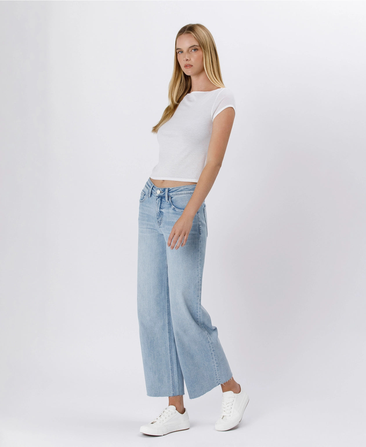 High Rise Wide Leg Jeans