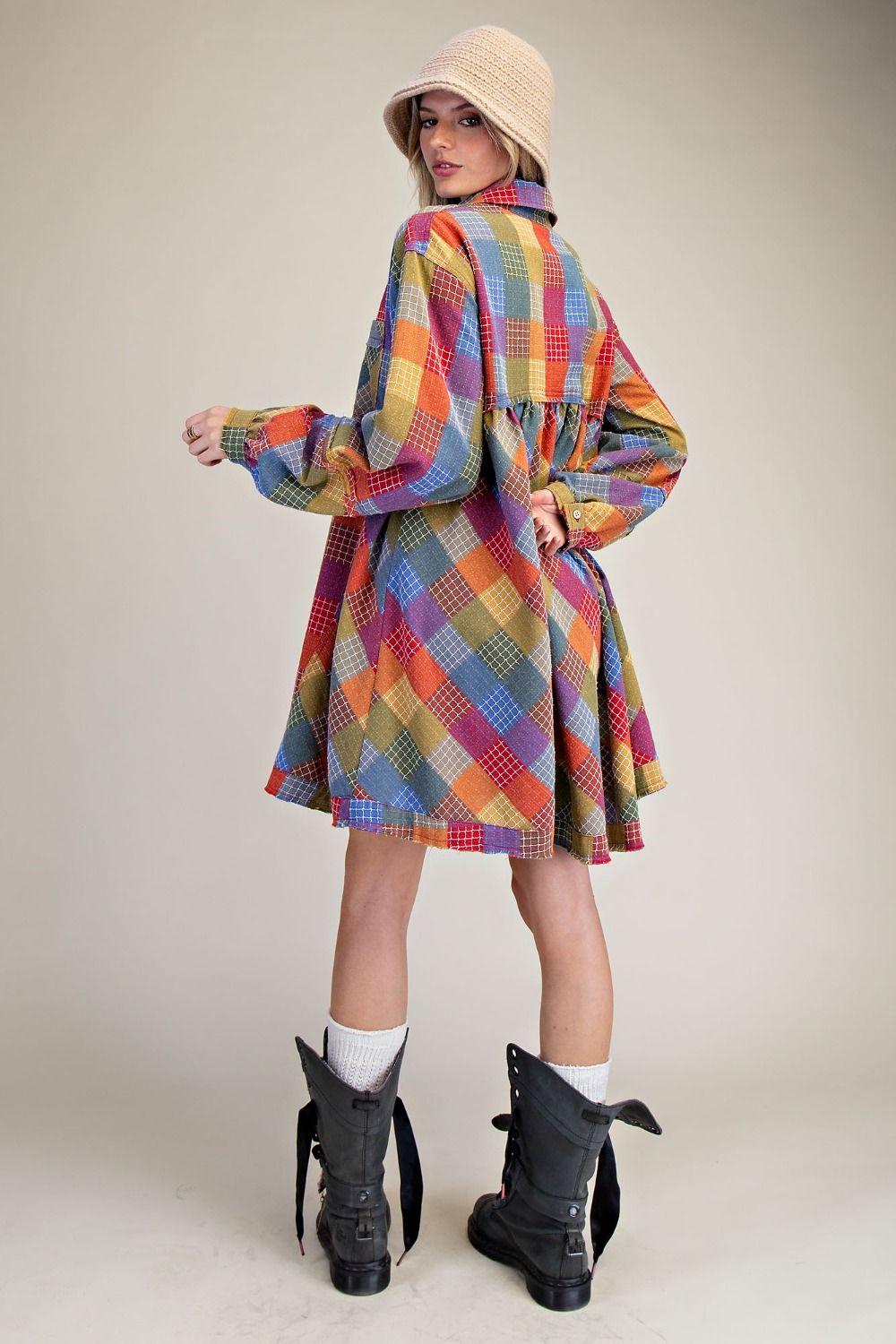 Plaid Tunic Dress
