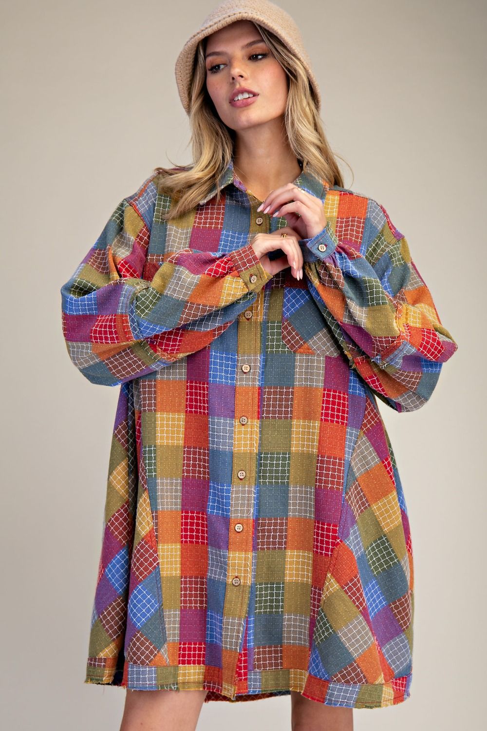 Plaid Tunic Dress