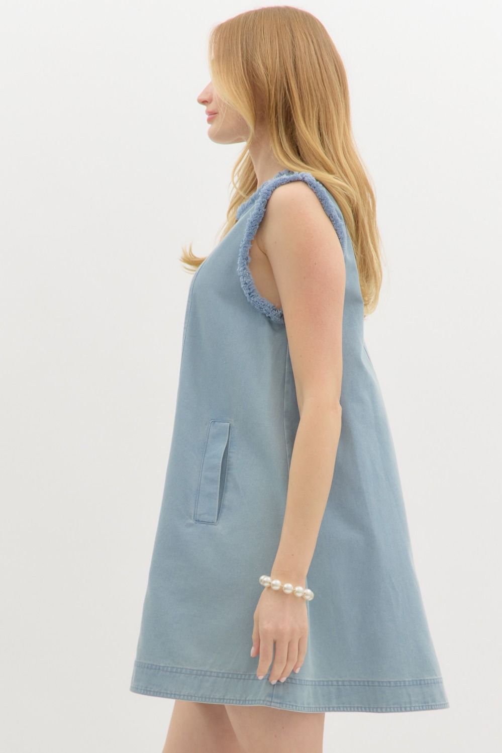 Denim Pullover Dress