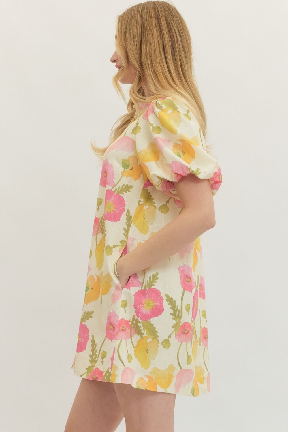 Botanical Print Dress