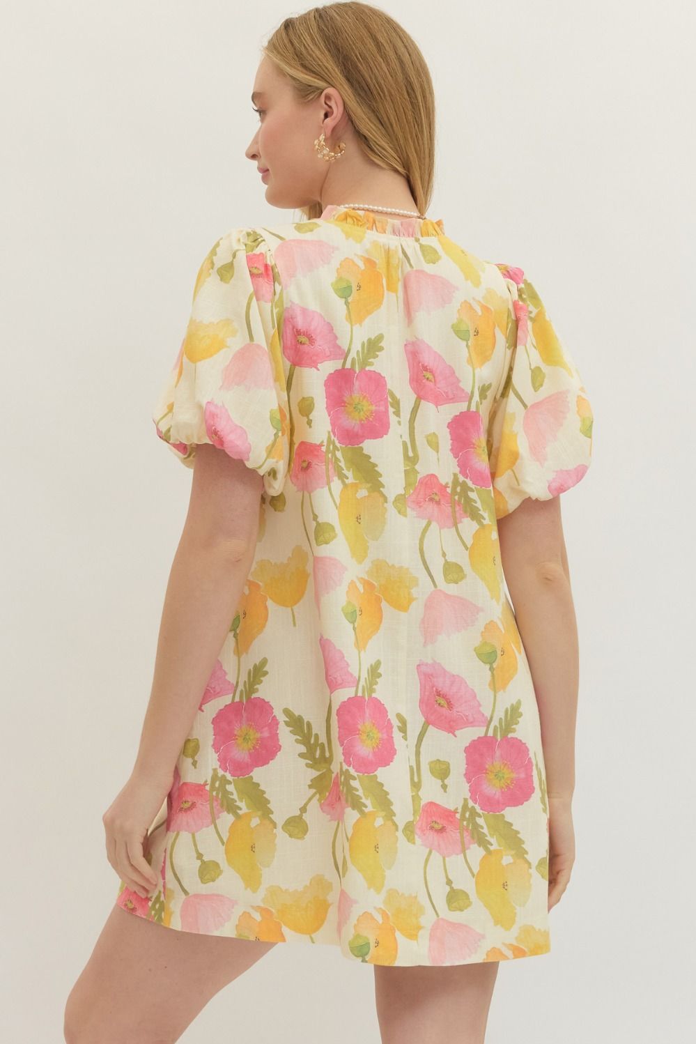 Botanical Print Dress