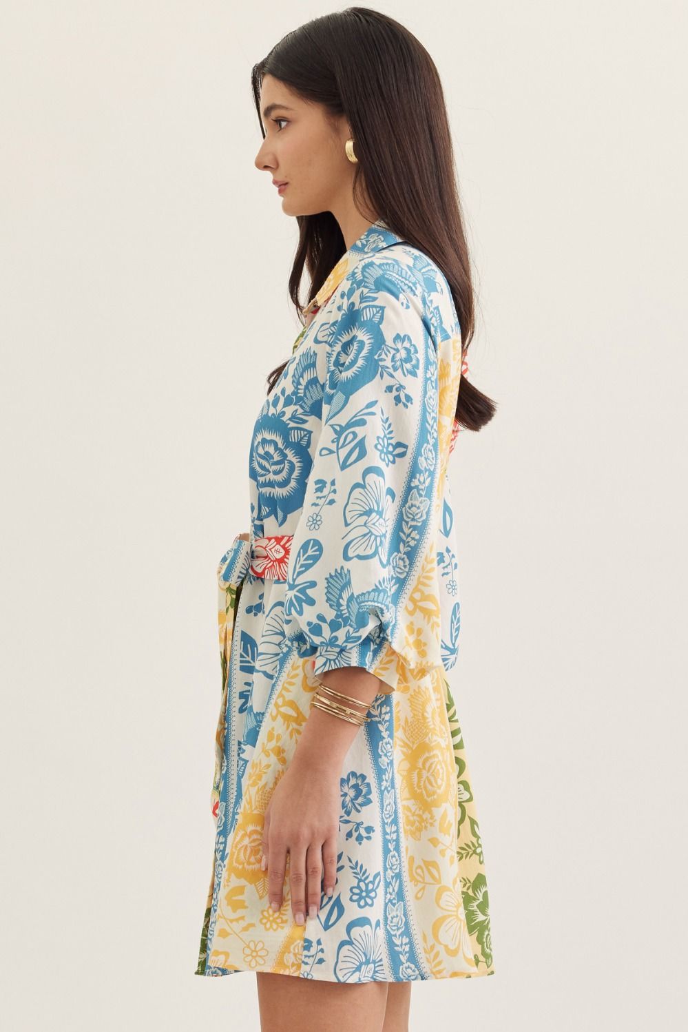 Colorful Botanical Charm Dress