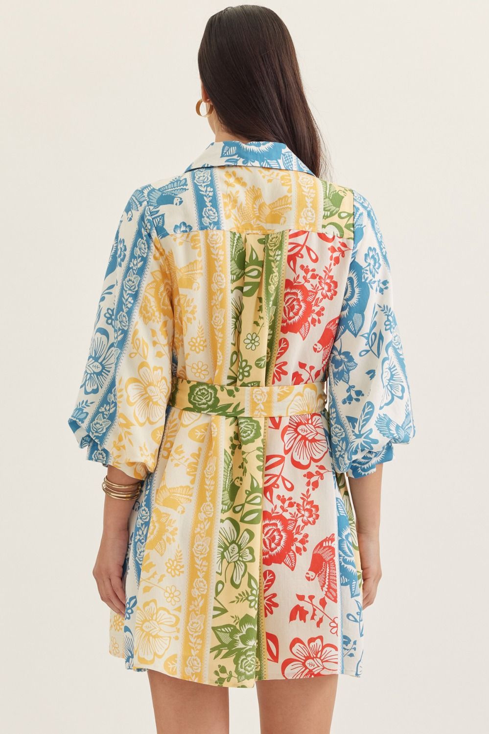 Colorful Botanical Charm Dress
