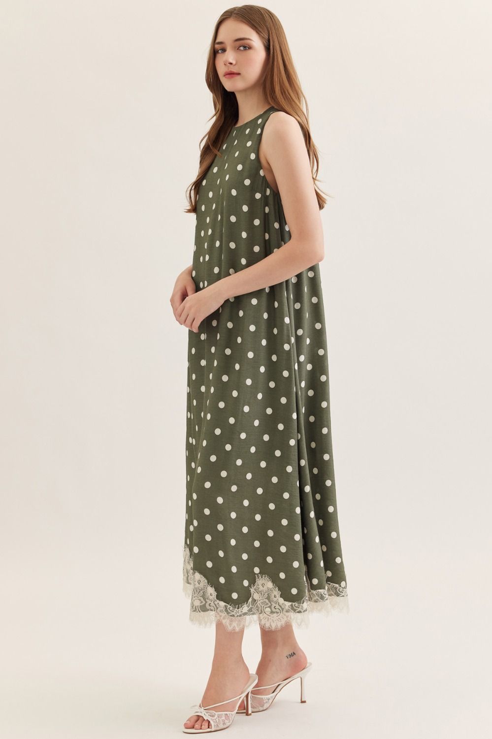 Polka Dot Midi Dress