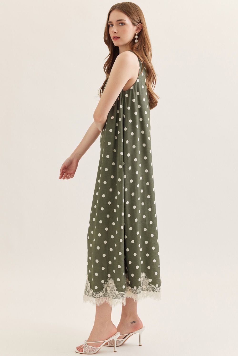 Polka Dot Midi Dress