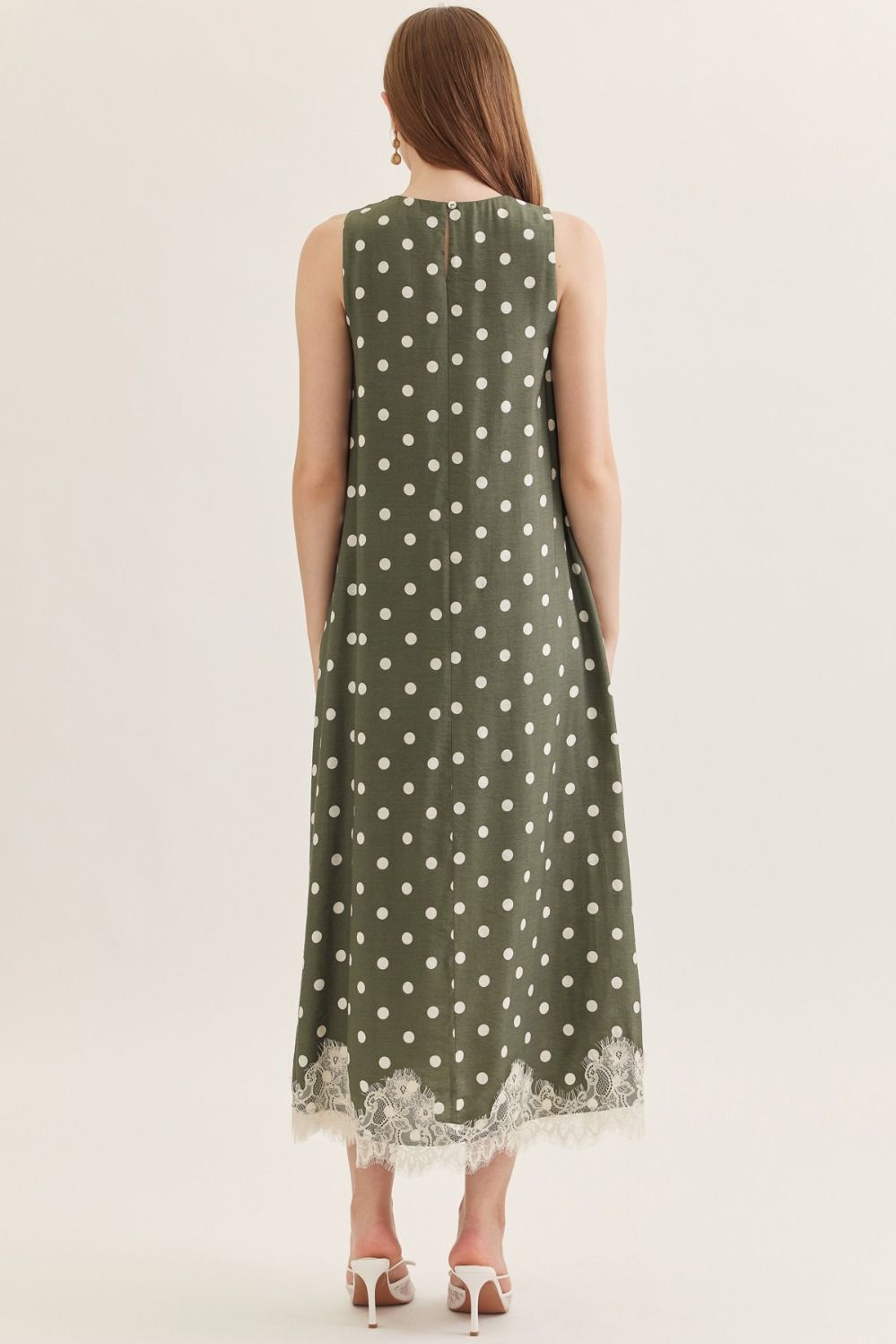 Polka Dot Midi Dress