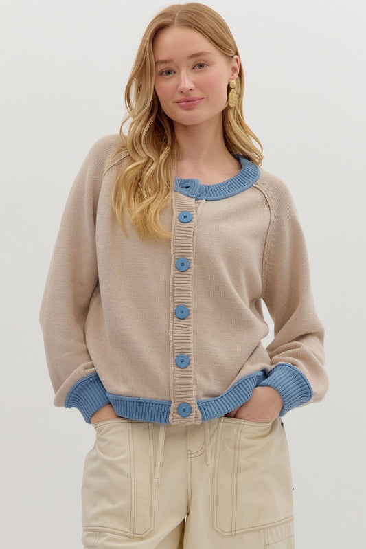 Rib Knit Cardigan
