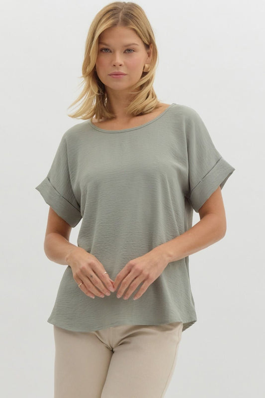 Scoop Neck Top (S-2X)