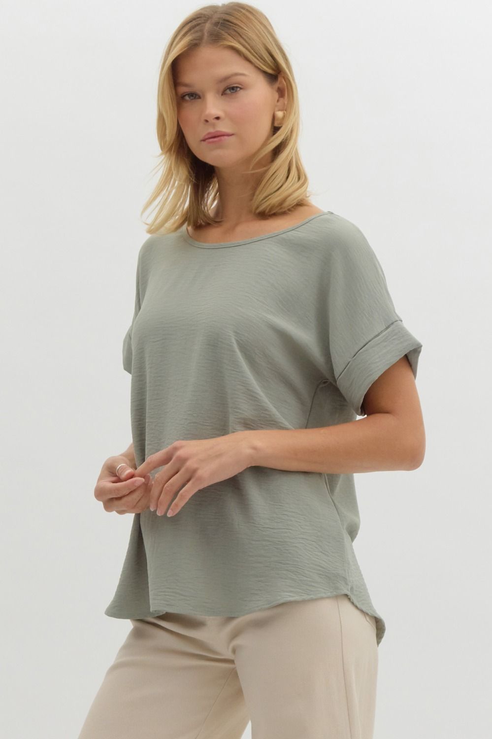 Scoop Neck Top (S-2X)