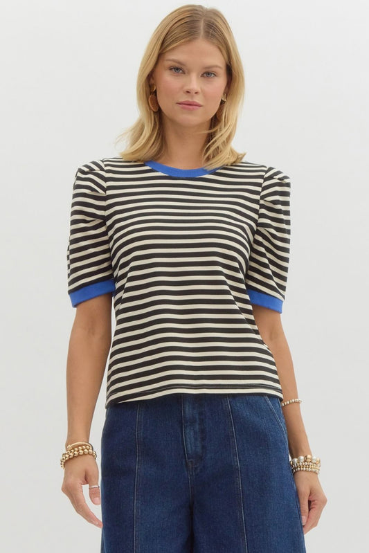 Striped Pullover Top